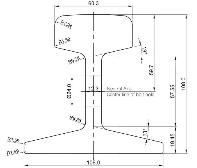 High Speed 30KG Steel Rail High Speed 30KG Steel Rail